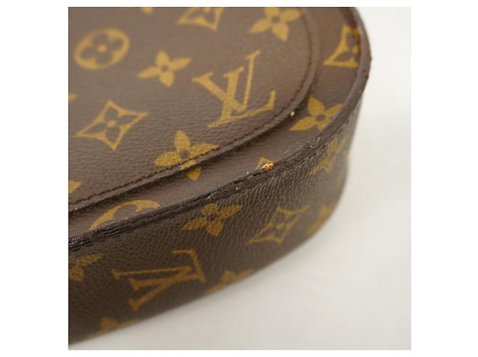 Borsa a tracolla Louis Vuitton Monogram Saint Cloud GM Marrone - vista 7