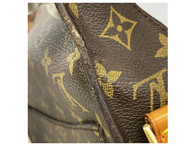 Borsa a tracolla Louis Vuitton Monogram Saint Cloud GM Marrone - vista 8