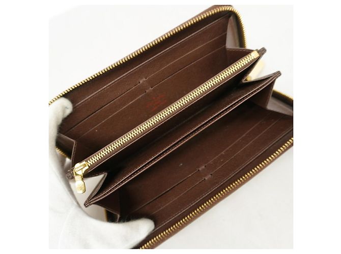 Cartera Zippy Monogram Louis Vuitton Castaño - vista 3