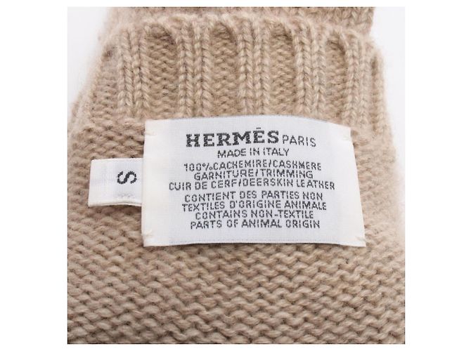 Hermès Muffole Lionel da uomo Hermes Beige - vista 3
