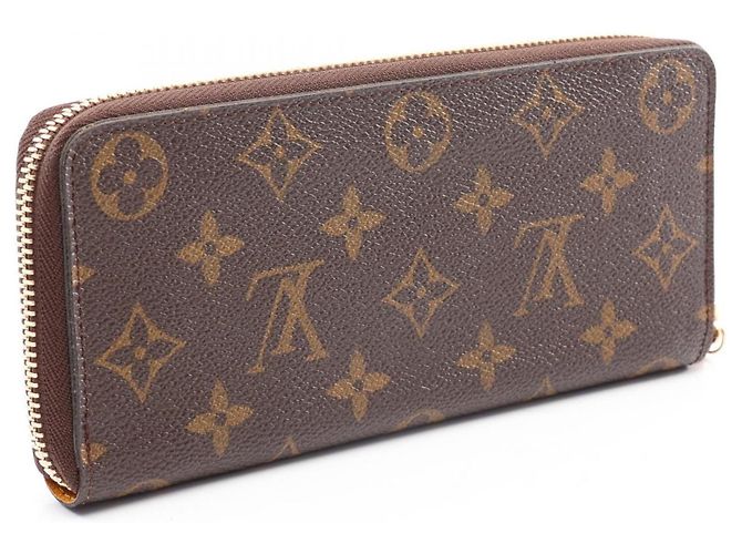 Louis Vuitton Portefeuille Clemence Monogram Mimosa Wallet Braun Gelb Monogramm - Ansicht 2