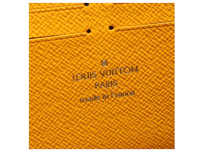 Louis Vuitton Portefeuille Clemence Monogram Mimosa Wallet Braun Gelb Monogramm - Ansicht 4
