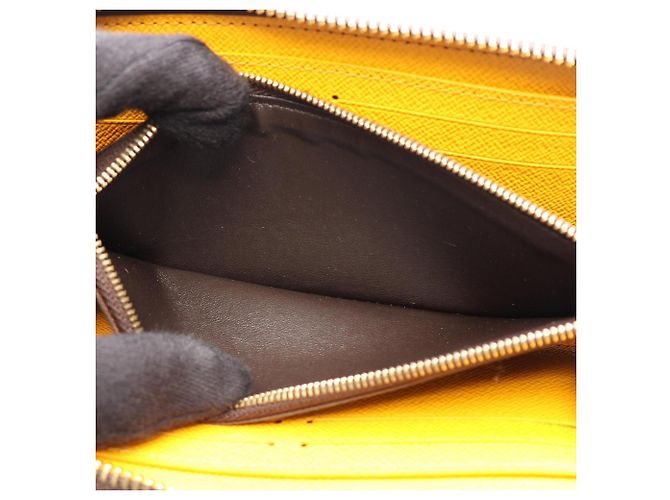 Louis Vuitton Portefeuille Clemence Monogram Mimosa Wallet Braun Gelb Monogramm - Ansicht 6