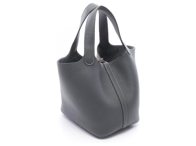 Hermès Borsa Hermes Picotin Lock PM Marrone - vista 2