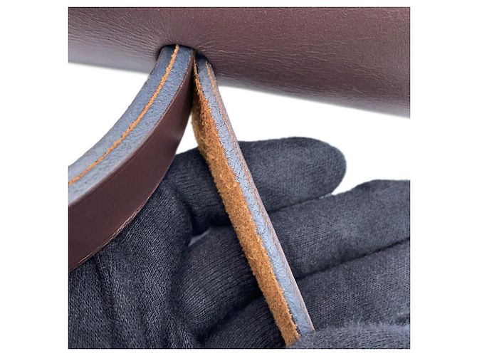 Hermès Borsa Hermes Herbag Zip PM Taupe Damier ebene - vista 13