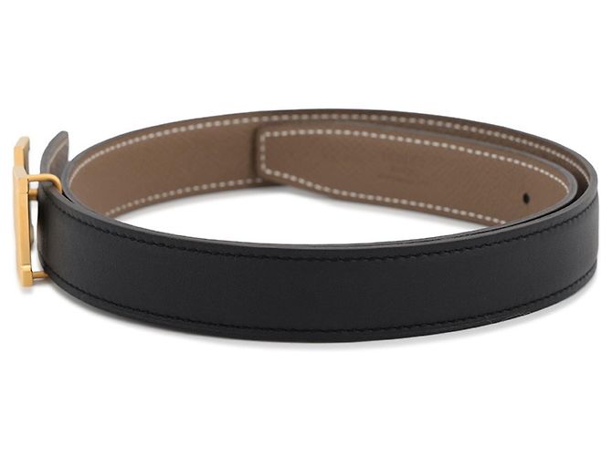 Hermès Hermes Constance H Gürtel Schwarz - Ansicht 2
