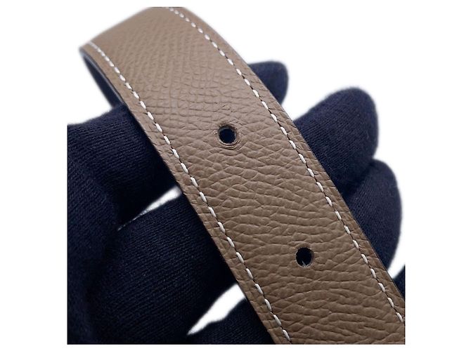 Hermès Hermes Constance H Gürtel Schwarz - Ansicht 8