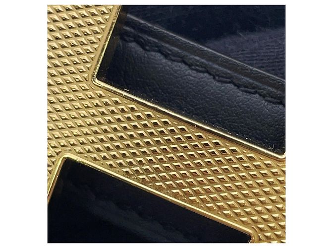 Hermès Hermes Constance H Gürtel Schwarz - Ansicht 9