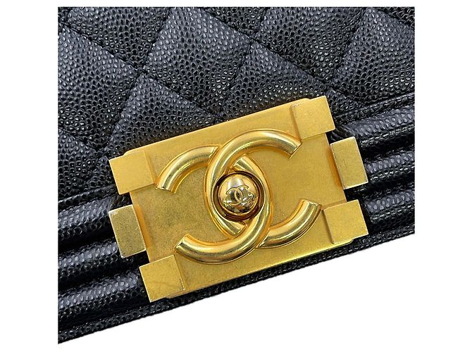 Borsa a tracolla Chanel Boy con catena Nero - vista 13
