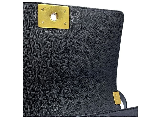 Borsa a tracolla Chanel Boy con catena Nero - vista 9