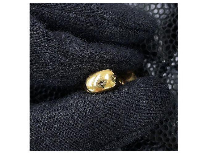 Borsa a tracolla con catena Chanel in pelle di vitello martellata nera Nero - vista 16