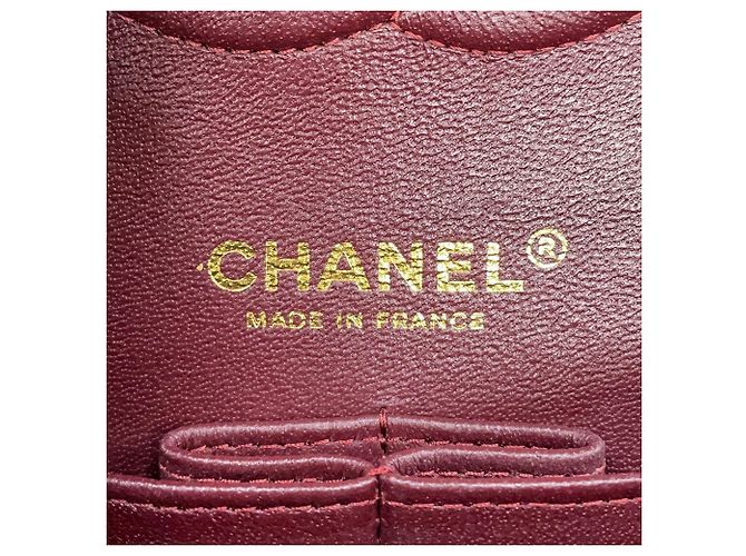 Borsa a tracolla con catena Chanel in pelle di vitello martellata nera Nero - vista 17
