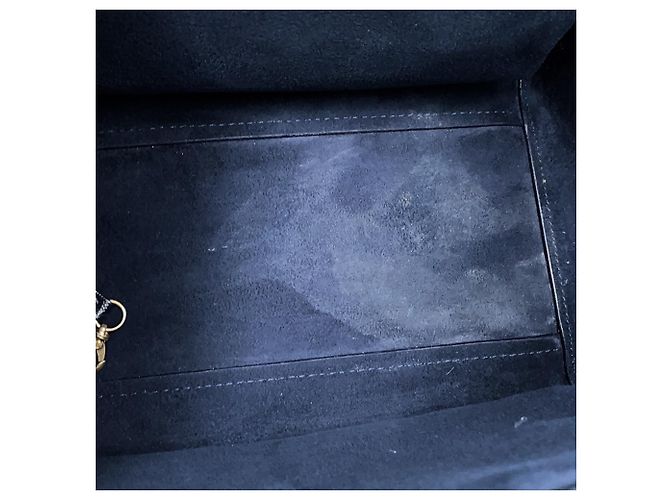 Chanel Deauville Tote Bag Marineblau - Ansicht 11