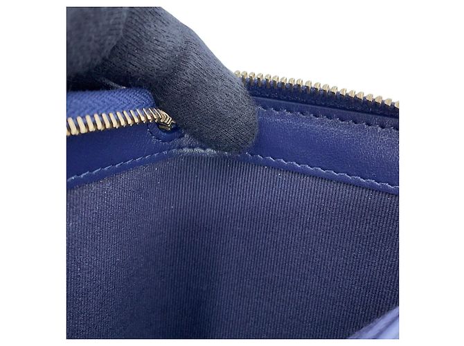 Timeless Carteira Bi-Fold Chanel em Navy - vista 9