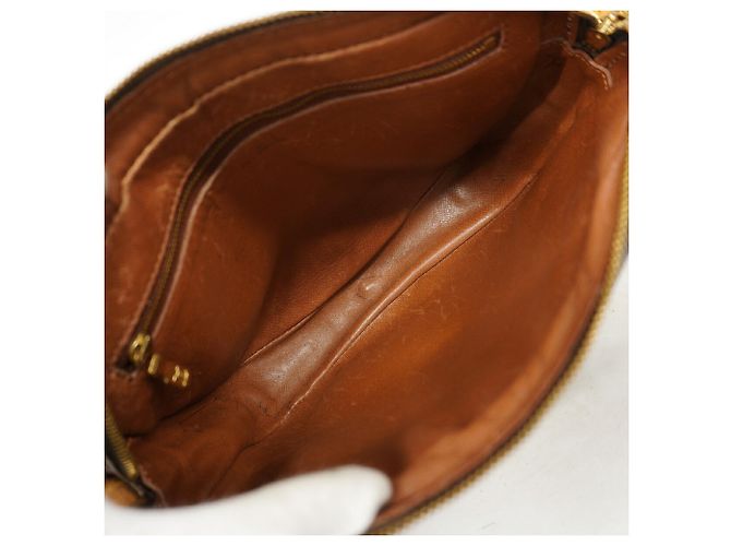 Borsa a tracolla Louis Vuitton Monogram Jeune Fine GM Marrone - vista 4