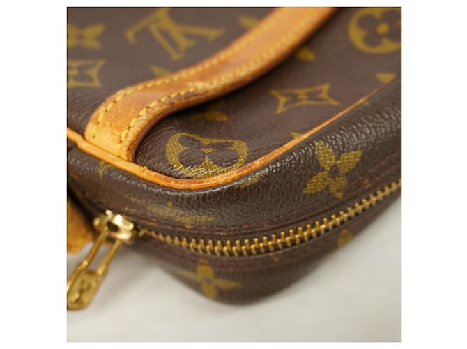 Borsa a tracolla Louis Vuitton Monogram Jeune Fine GM Marrone - vista 7