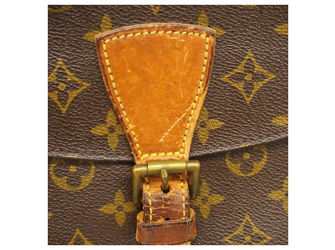 Borsa a tracolla Louis Vuitton Monogram Jeune Fine GM Marrone - vista 9