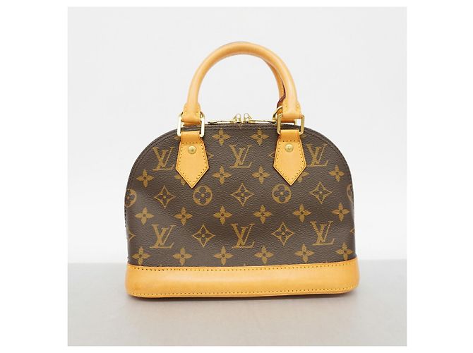 Borsa Louis Vuitton Alma BB Monogram Marrone - vista 10