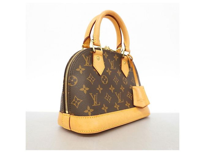 Borsa Louis Vuitton Alma BB Monogram Marrone - vista 2