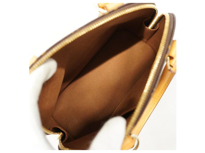 Borsa Louis Vuitton Alma BB Monogram Marrone - vista 4