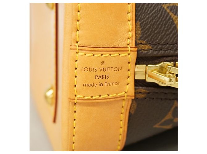 Borsa Louis Vuitton Alma BB Monogram Marrone - vista 5