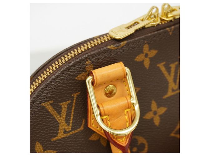 Borsa Louis Vuitton Alma BB Monogram Marrone - vista 9
