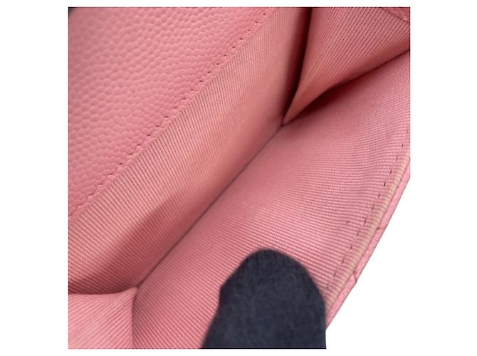 Portafoglio tri-fold Chanel rosa - vista 10