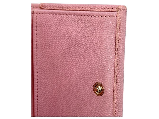 Portafoglio tri-fold Chanel rosa - vista 13