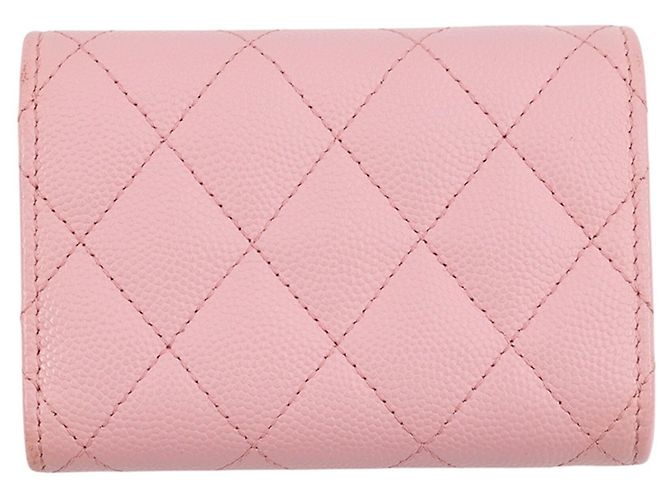 Portafoglio tri-fold Chanel rosa - vista 3