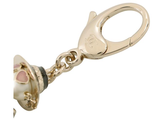 Porte-clés Chanel Mademoiselle Gabrielle Noir - vue 4