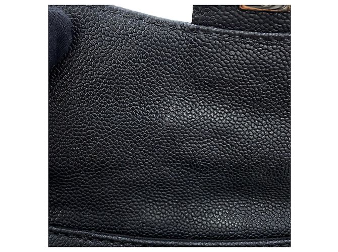 Chanel Matelassé Black Grained Calfskin Shoulder Bag - view 10