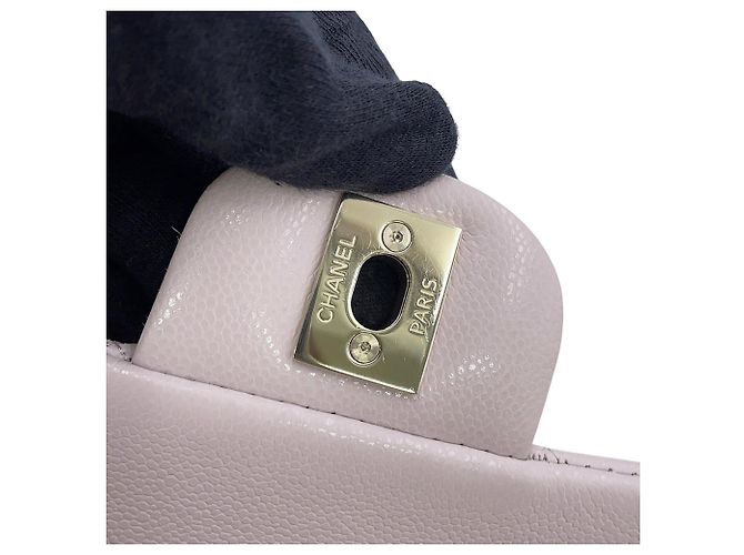Borsa a tracolla Chanel Matelassé viola chiaro Porpora - vista 14