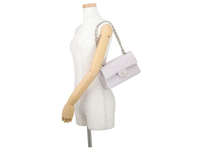Borsa a tracolla Chanel Matelassé viola chiaro Porpora - vista 4