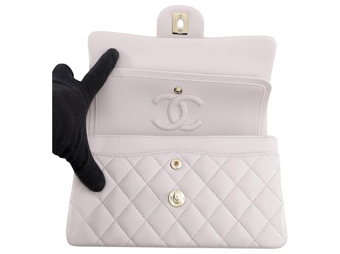 Borsa a tracolla Chanel Matelassé viola chiaro Porpora - vista 6