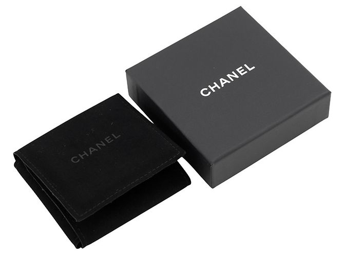 Broche Chanel de strass Plata - vista 9