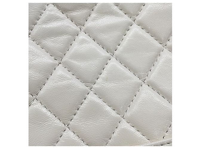 Chanel Matelassé Mini Handtasche Weiß - Ansicht 9