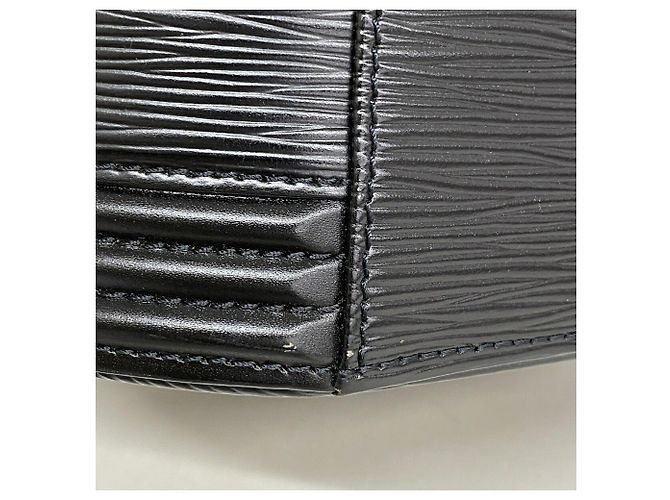 Borsa Louis Vuitton Epi Cannes M48032 Noir Nero - vista 6