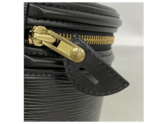 Borsa Louis Vuitton Epi Cannes M48032 Noir Nero - vista 8