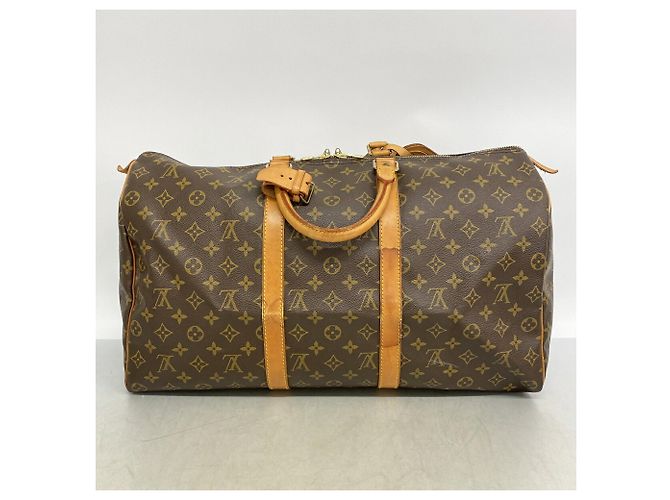 Keepall Bolsa Boston Louis Vuitton Marrom - vista 12
