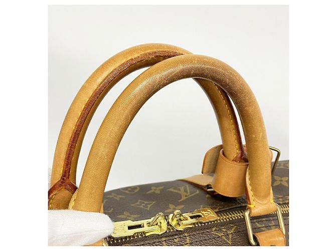 Keepall Bolsa Boston Louis Vuitton Marrom - vista 7