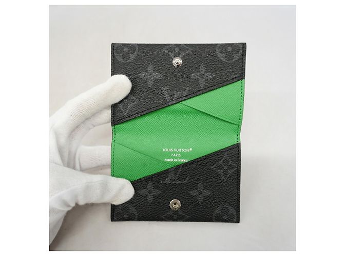 Louis Vuitton Black Card Case - view 3