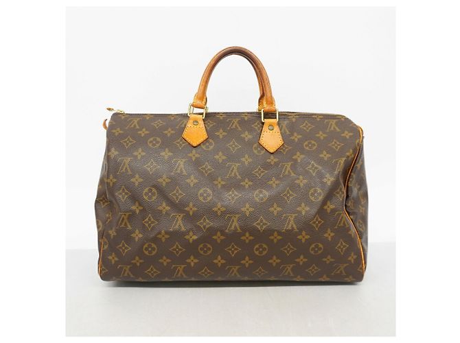 Borsa Louis Vuitton Monogram Speedy 40 Marrone - vista 11
