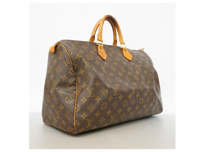 Borsa Louis Vuitton Monogram Speedy 40 Marrone - vista 2