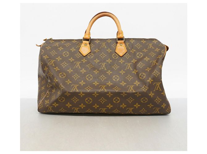 Borsa Louis Vuitton Monogram Speedy 40 Marrone - vista 12