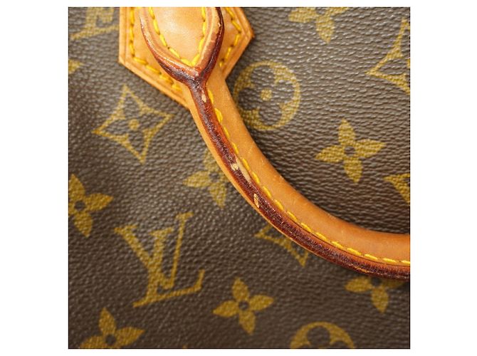 Borsa Louis Vuitton Monogram Speedy 40 Marrone - vista 8
