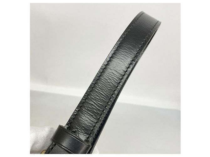 Noe Bolsa de Ombro Louis Vuitton Epi Petit Noé Preto Vermelho - vista 11