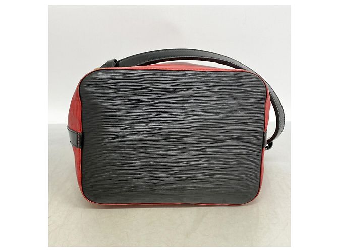 Noe Bolsa de Ombro Louis Vuitton Epi Petit Noé Preto Vermelho - vista 3