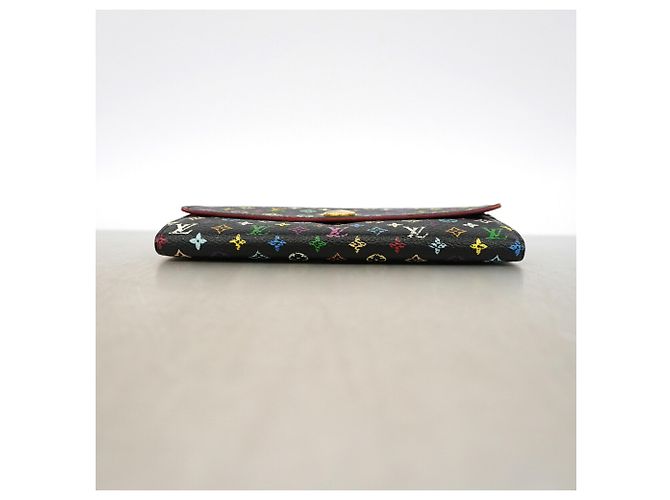 Louis Vuitton Monogram Multicolor Portefeuille Sarah Long Wallet Rosso - vista 2