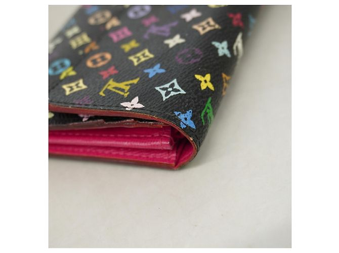Louis Vuitton Monogram Multicolor Portefeuille Sarah Long Wallet Rosso - vista 6