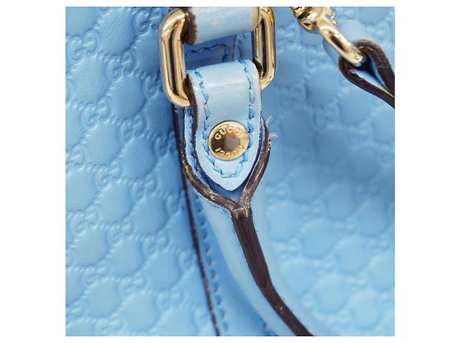 Borsa Gucci Microguccissima Blu - vista 10